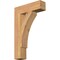 Ekena Millwork Thorton Block Smooth Bracket, Western Red Cedar, 3 1/2"W x 14"D x 22"H BKT04X14X22THR05SWR - alternate 1